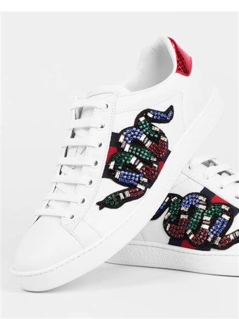 gucci mismatched shoes|gucci ace water snake embroidered.